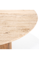 Round Mango Wood Dining Table | Eleonora Sara | Oroatrade.com