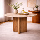 Round Mango Wood Dining Table | Eleonora Sara
