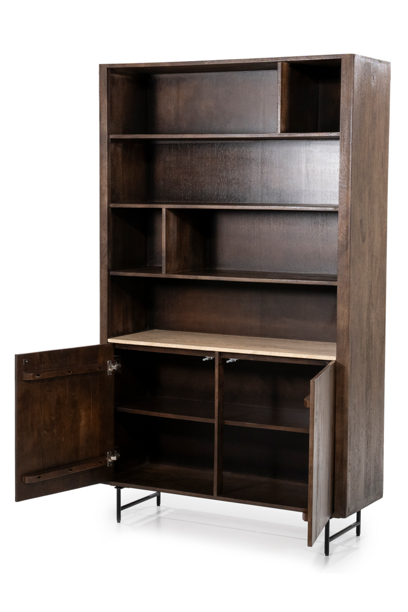 Mango Wood Bookcase | Eleonora Lio | Oroatrade.com