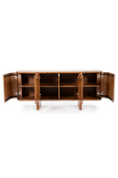 Modern Acacia 4-Door Sideboard | Eleonora Julian | Oroatrade.com