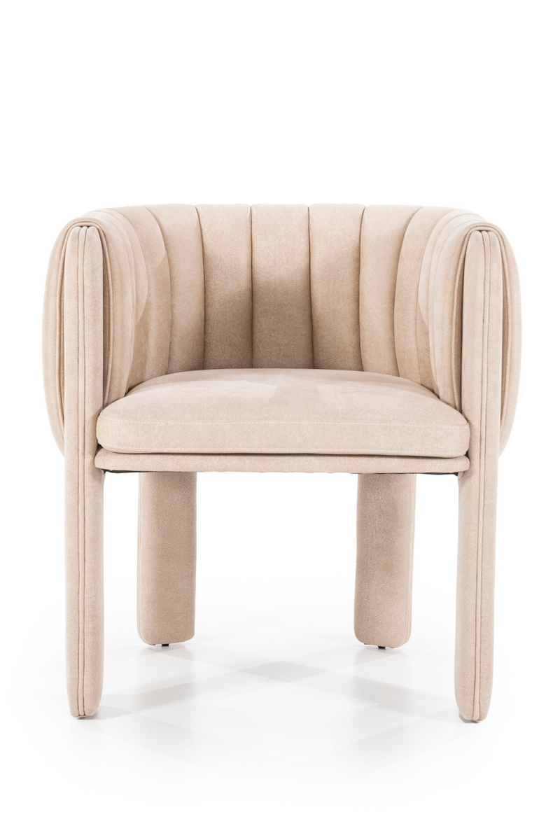 Channeled Modern Accent Chair | Eleonora Liselore | Oroatrade.com