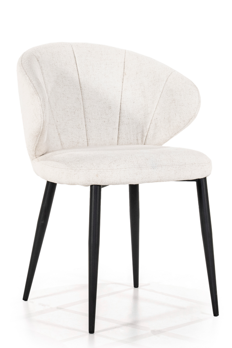 Fabric Curved Dining Chair | Eleonora Fleur | Oroatrade.com