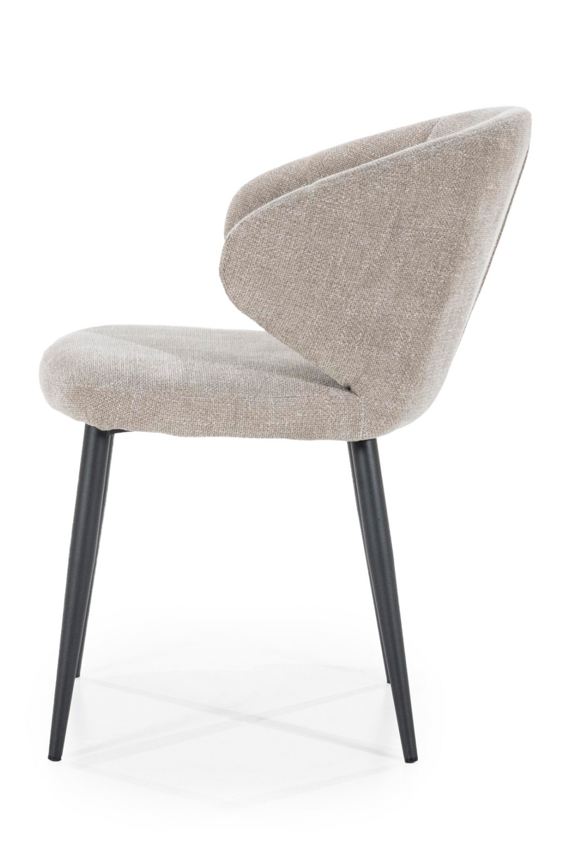 Fabric Curved Dining Chair | Eleonora Fleur | Oroatrade.com