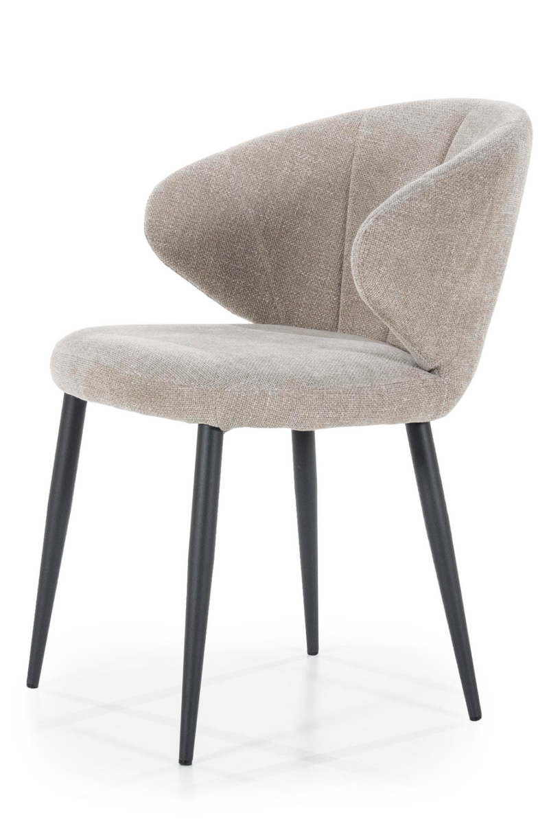 Fabric Curved Dining Chair | Eleonora Fleur | Oroatrade.com