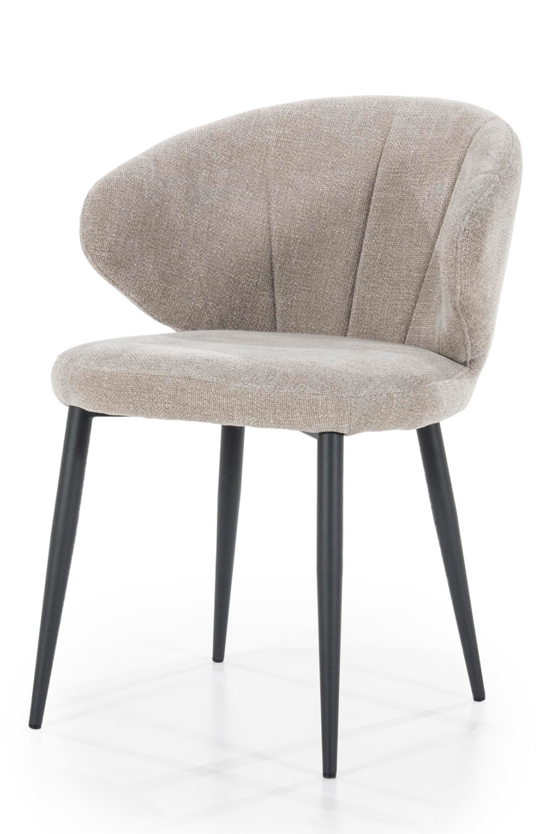 Fabric Curved Dining Chair | Eleonora Fleur | Oroatrade.com