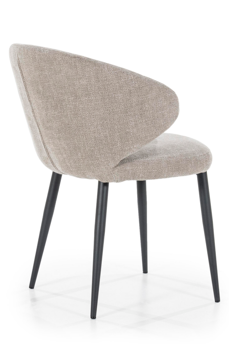 Fabric Curved Dining Chair | Eleonora Fleur | Oroatrade.com