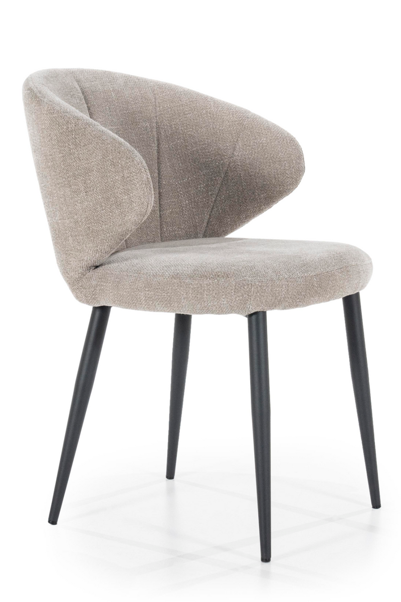 Fabric Curved Dining Chair | Eleonora Fleur | Oroatrade.com