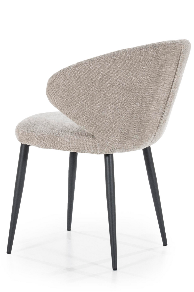 Fabric Curved Dining Chair | Eleonora Fleur | Oroatrade.com