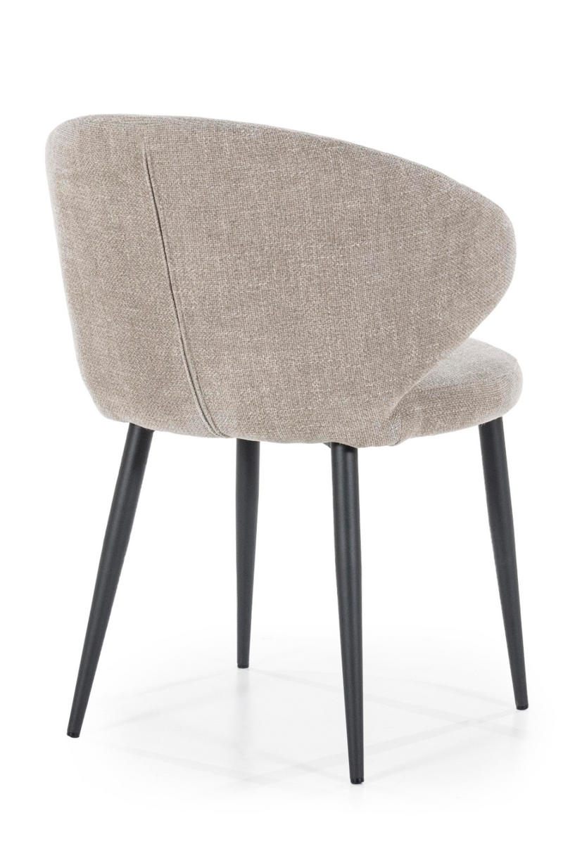 Fabric Curved Dining Chair | Eleonora Fleur | Oroatrade.com