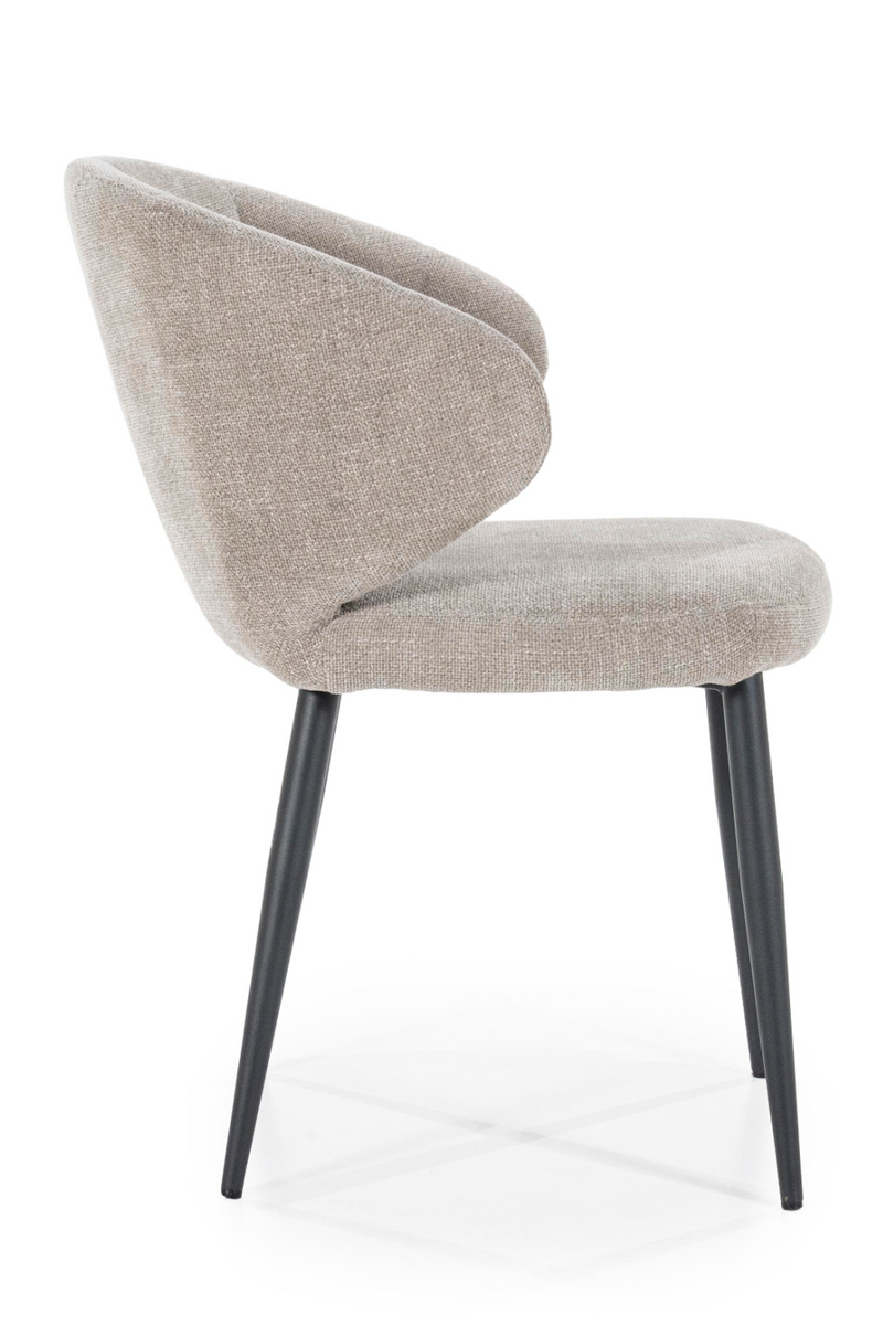 Fabric Curved Dining Chair | Eleonora Fleur | Oroatrade.com