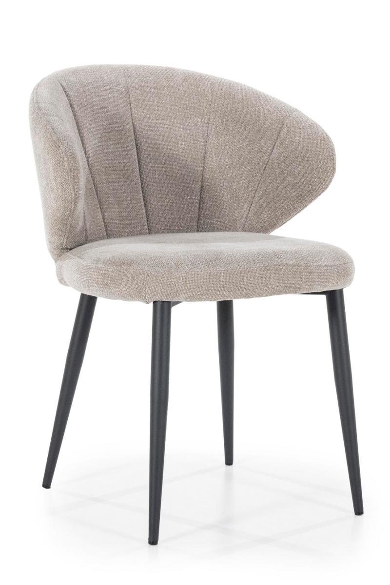 Fabric Curved Dining Chair | Eleonora Fleur | Oroatrade.com