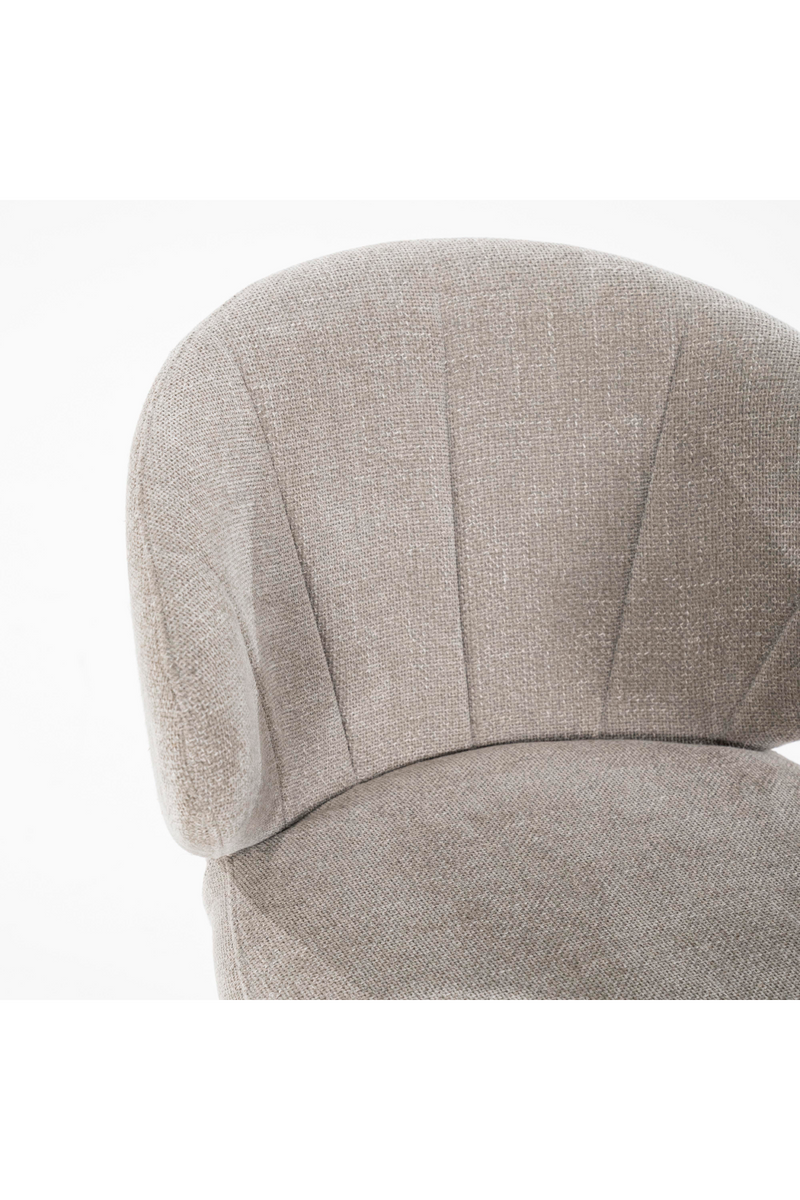 Fabric Curved Dining Chair | Eleonora Fleur | Oroatrade.com