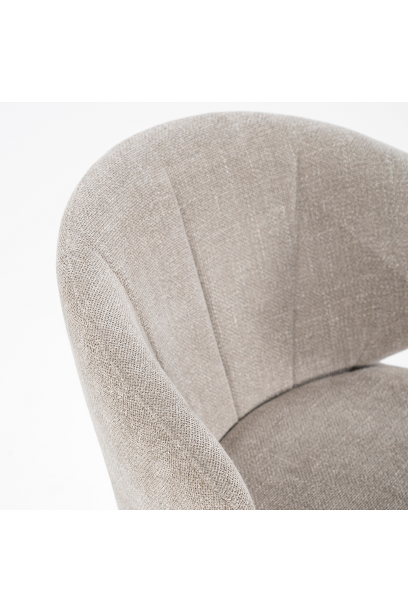 Fabric Curved Dining Chair | Eleonora Fleur | Oroatrade.com