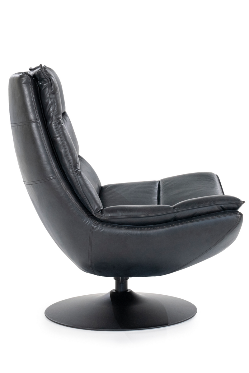 Leather Modern Lounge Armchair Eleonora Sven Oroa Trade