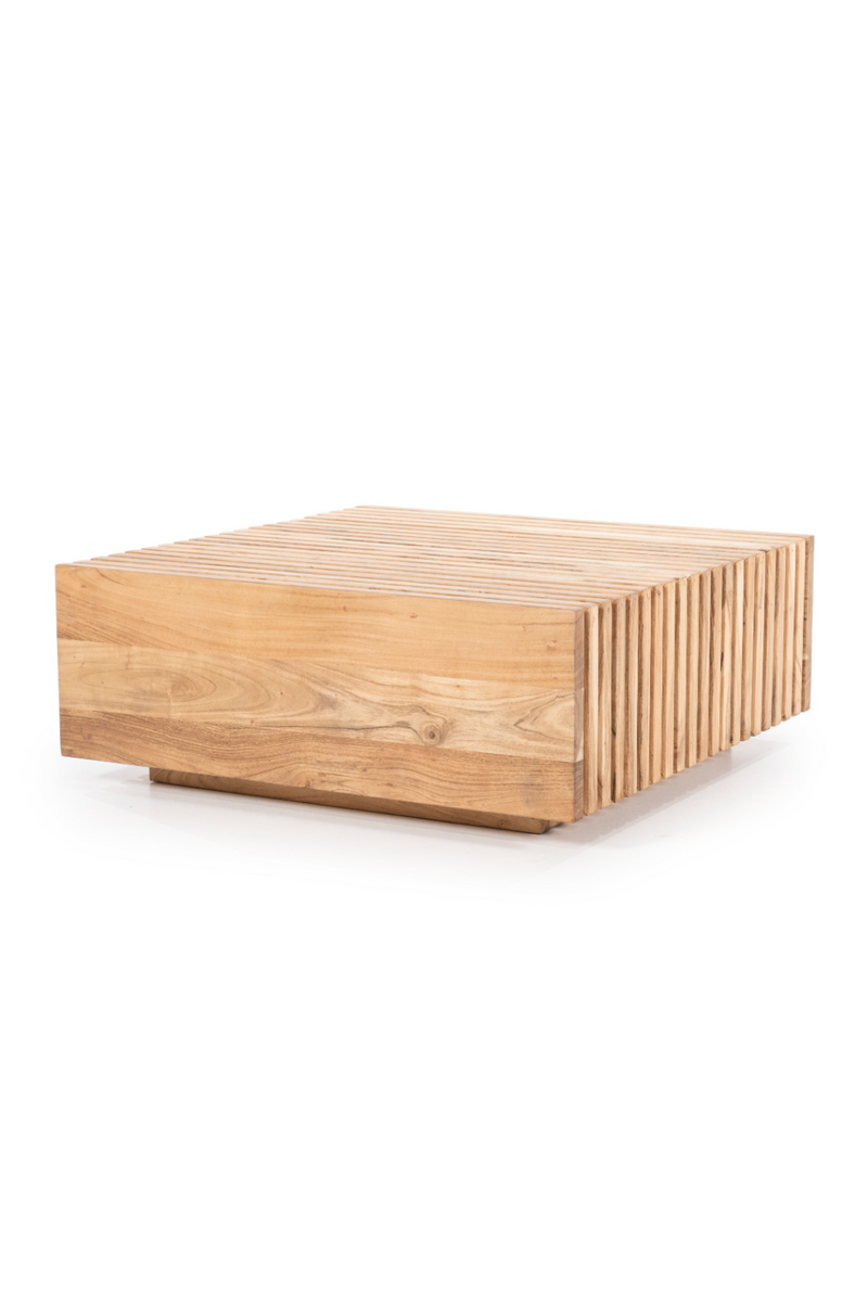 Slatted Square Coffee Table | Eleonora Tom | Oroatrade.com