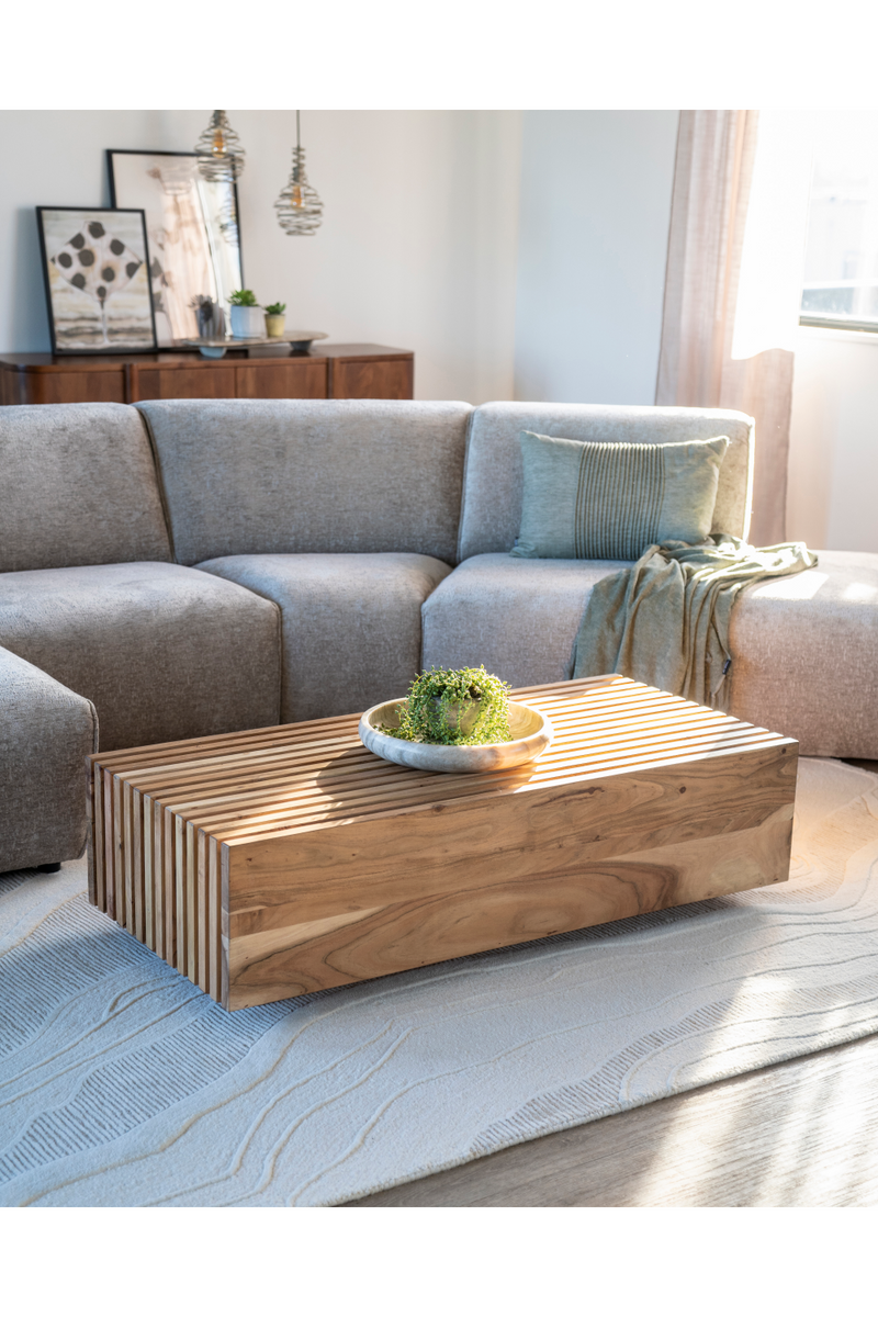 Slatted Rectangular Coffee Table | Eleonora Tom | Oroatrade.com