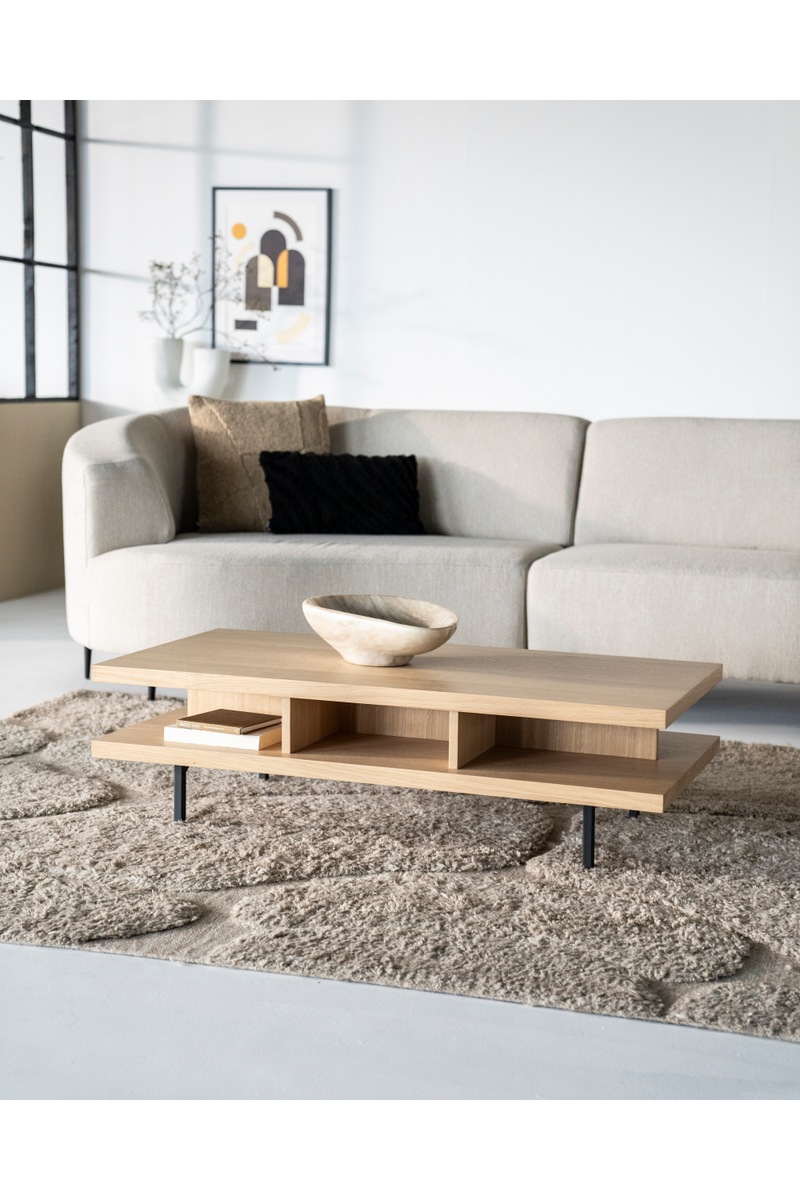 Natural Oak Coffee Table | Eleonora | Oroatrade.com