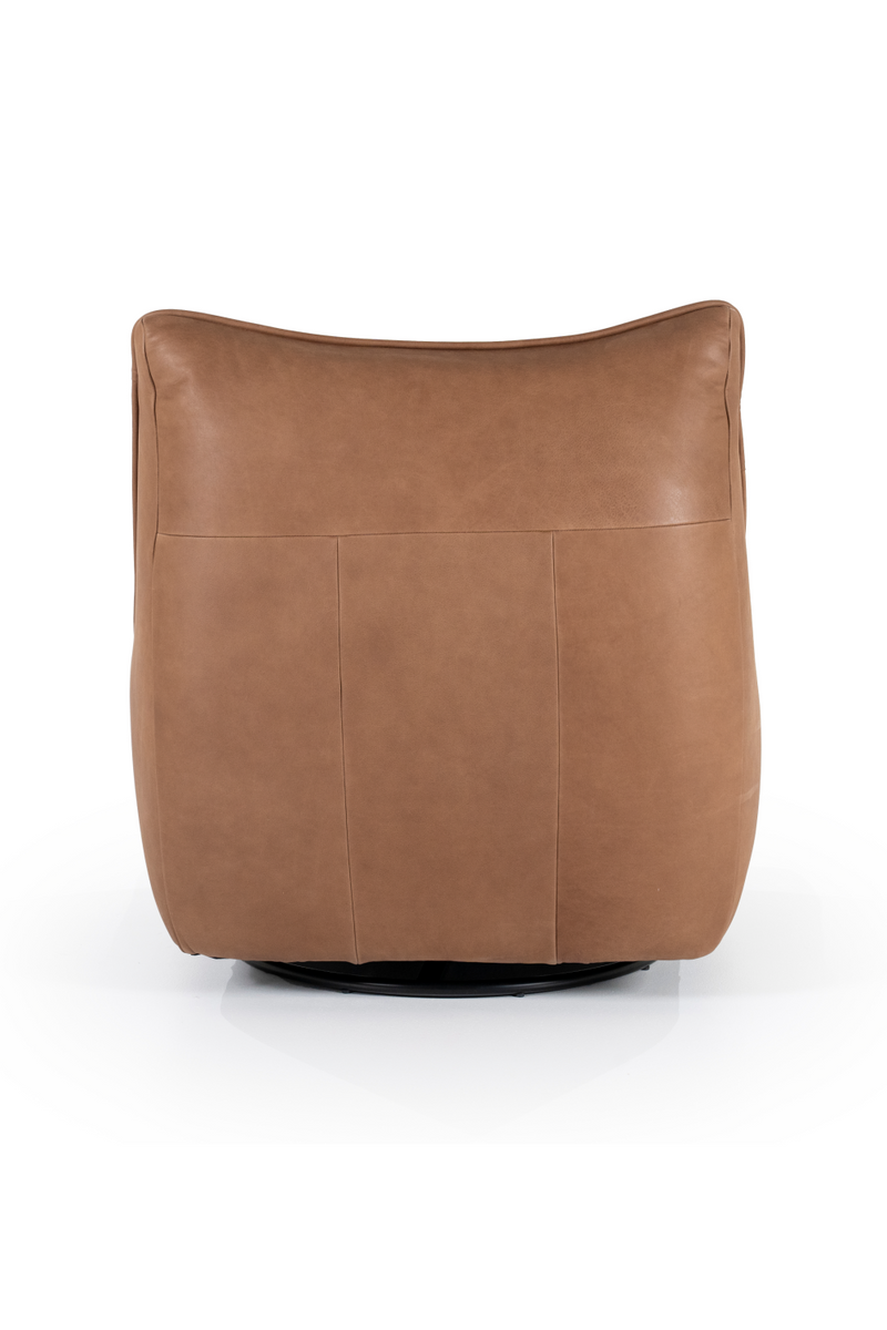 Chanelled Leather Lounge Chair | Eleonora Matthew | Oroatrade.com