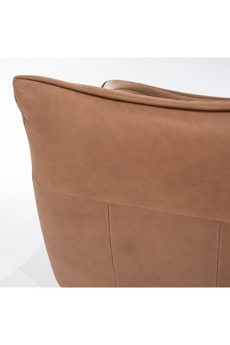 Chanelled Leather Lounge Chair | Eleonora Matthew | Oroatrade.com