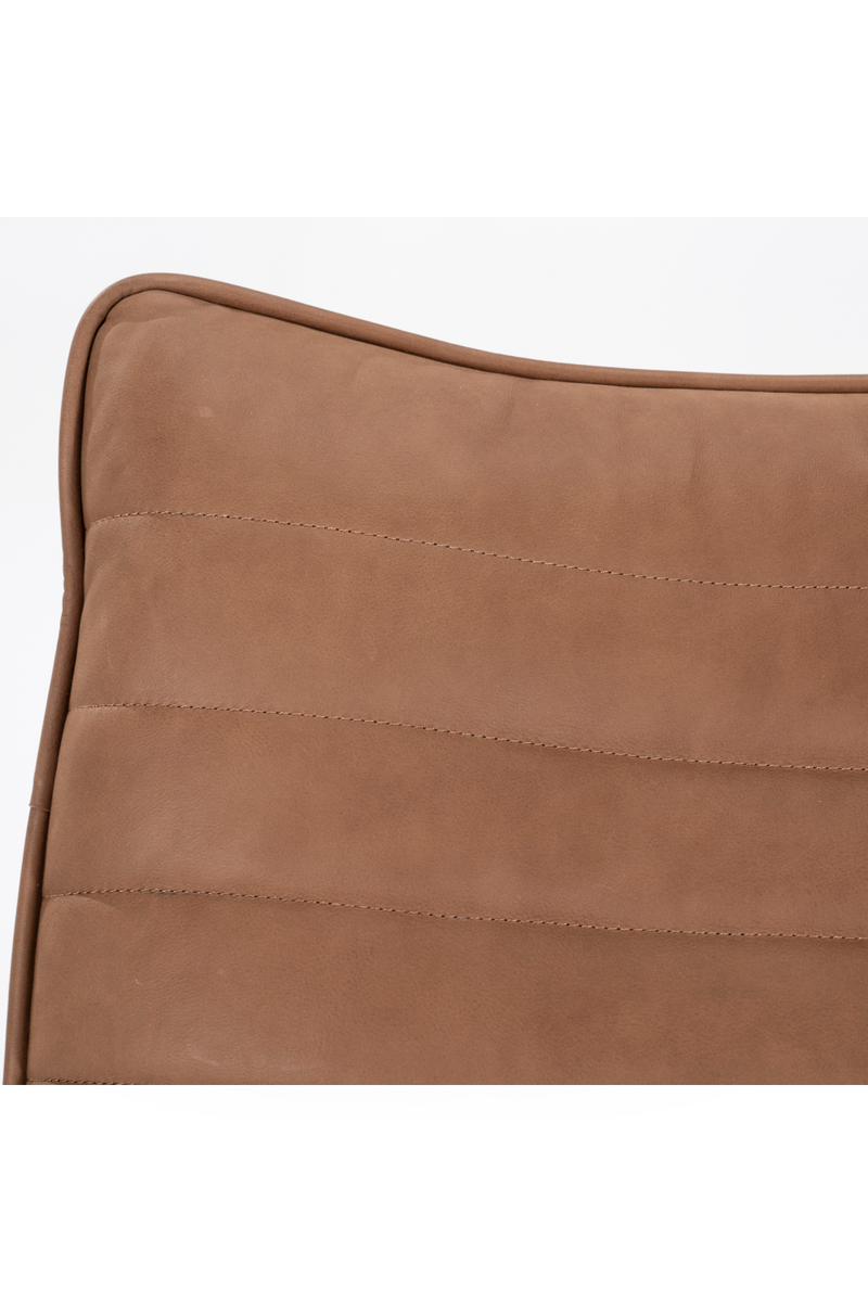 Chanelled Leather Lounge Chair | Eleonora Matthew | Oroatrade.com