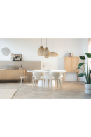 White Oval Glass Dining Table | Eleonora Elin | Oroatrade.com
