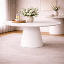White Oval Dining Table | Eleonora Elin