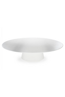 White Oval Glass Dining Table | Eleonora Elin | Oroatrade.com