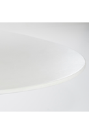 White Oval Glass Dining Table | Eleonora Elin | Oroatrade.com