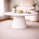 White Oval Dining Table | Eleonora Elin