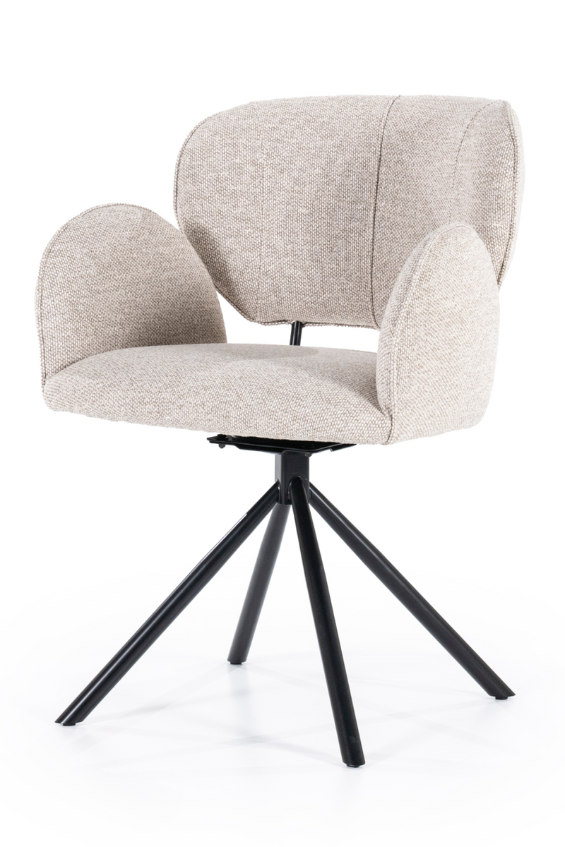 Quadrupod Rotatable Armchair | Eleonora Rosalin | Oroatrade.com