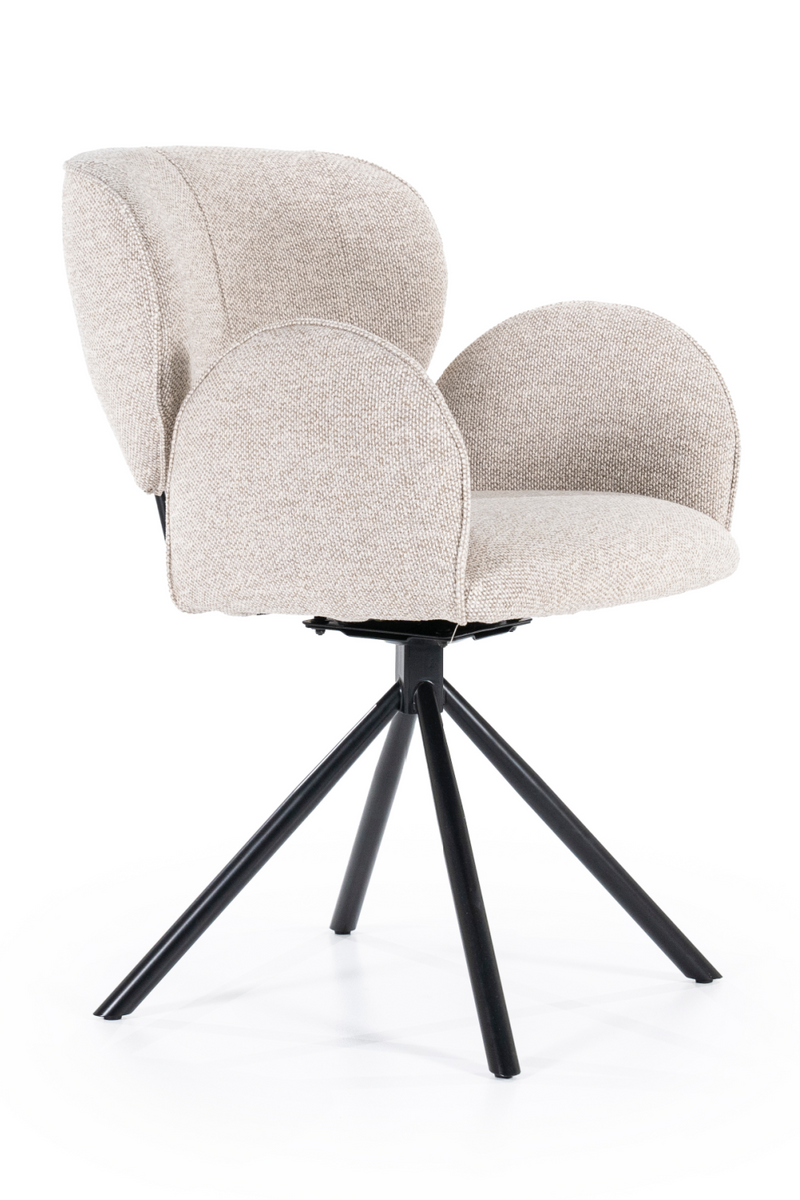 Quadrupod Rotatable Armchair | Eleonora Rosalin | Oroatrade.com