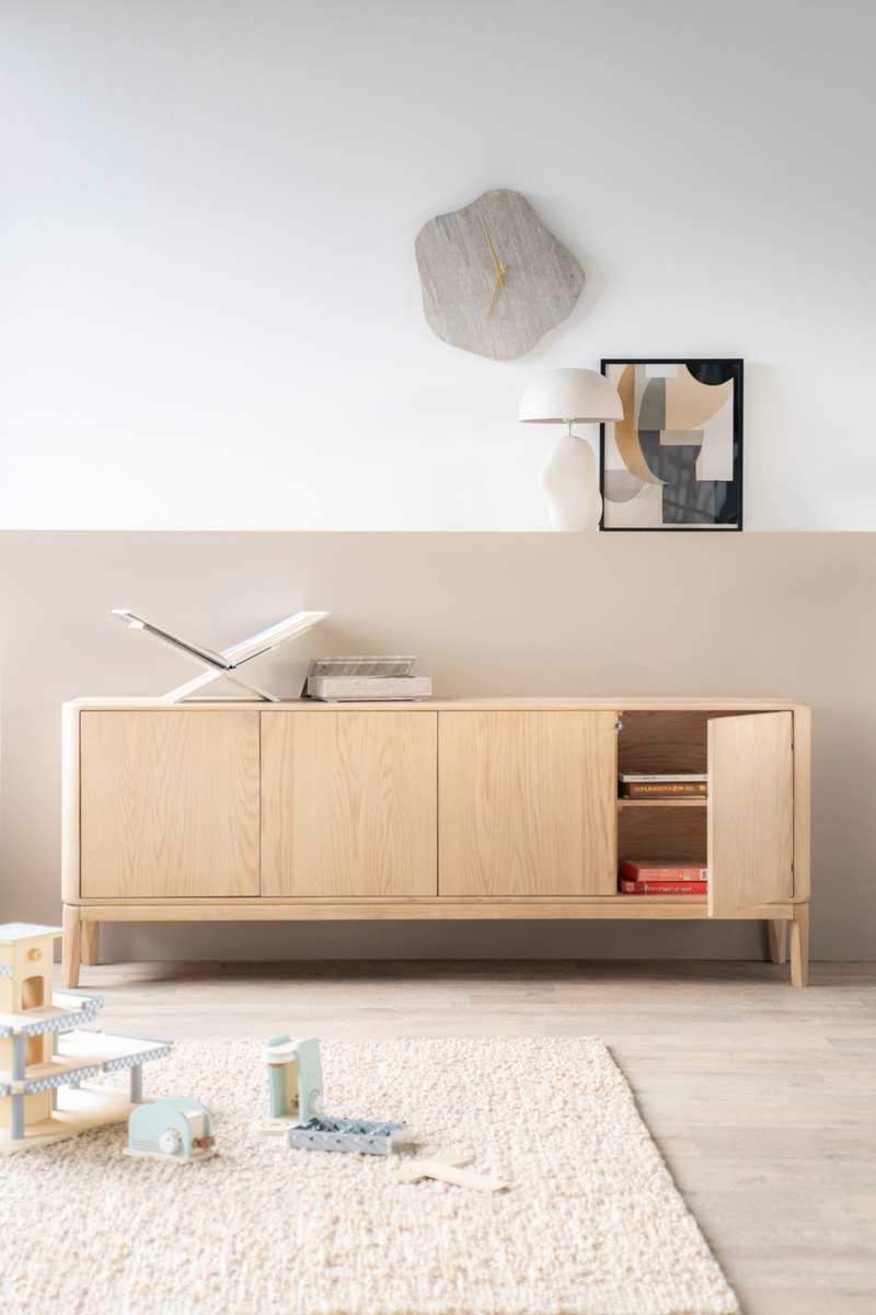 Oak 4-Door Sideboard | Eleonora Harvey | Oroatrade.com