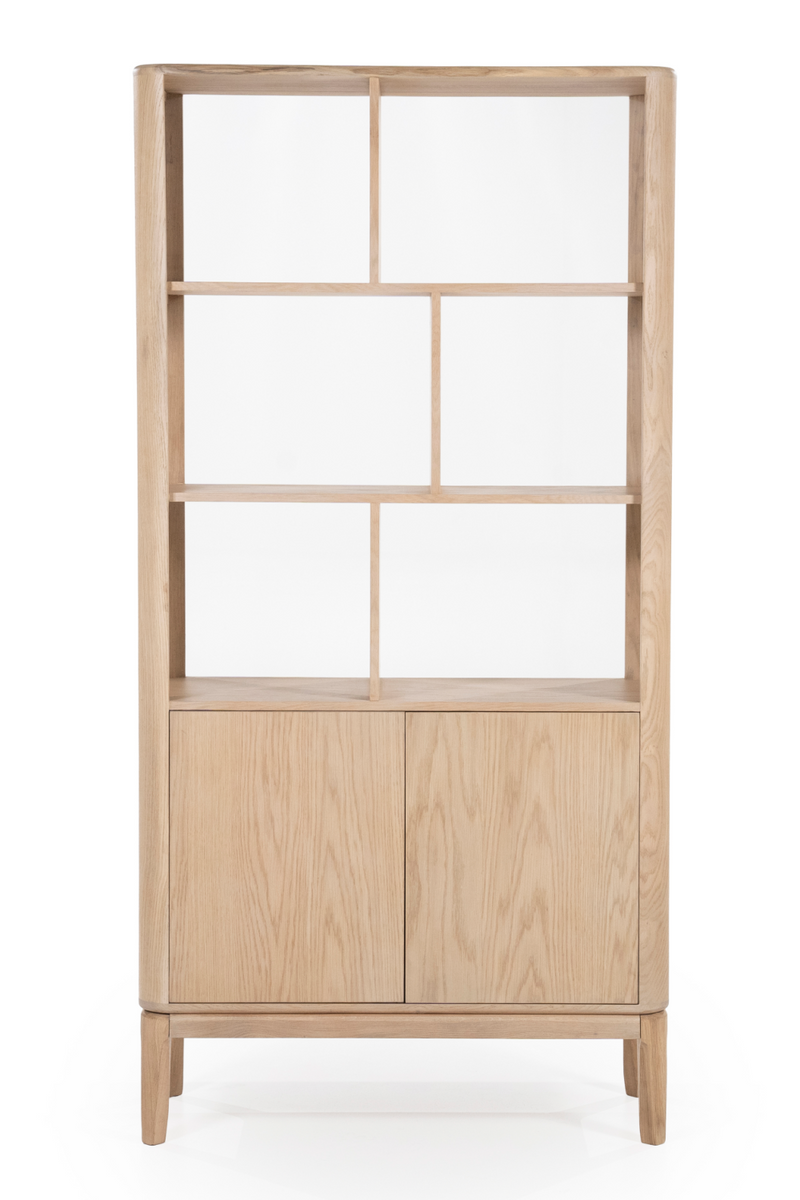 Oak 2-Door Bookcase | Eleonora Harvey | Oroatrade.com