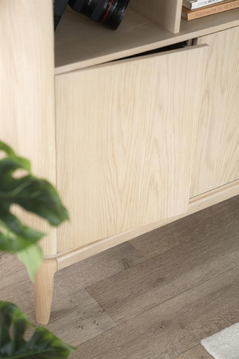 Oak 2-Door Bookcase | Eleonora Harvey | Oroatrade.com