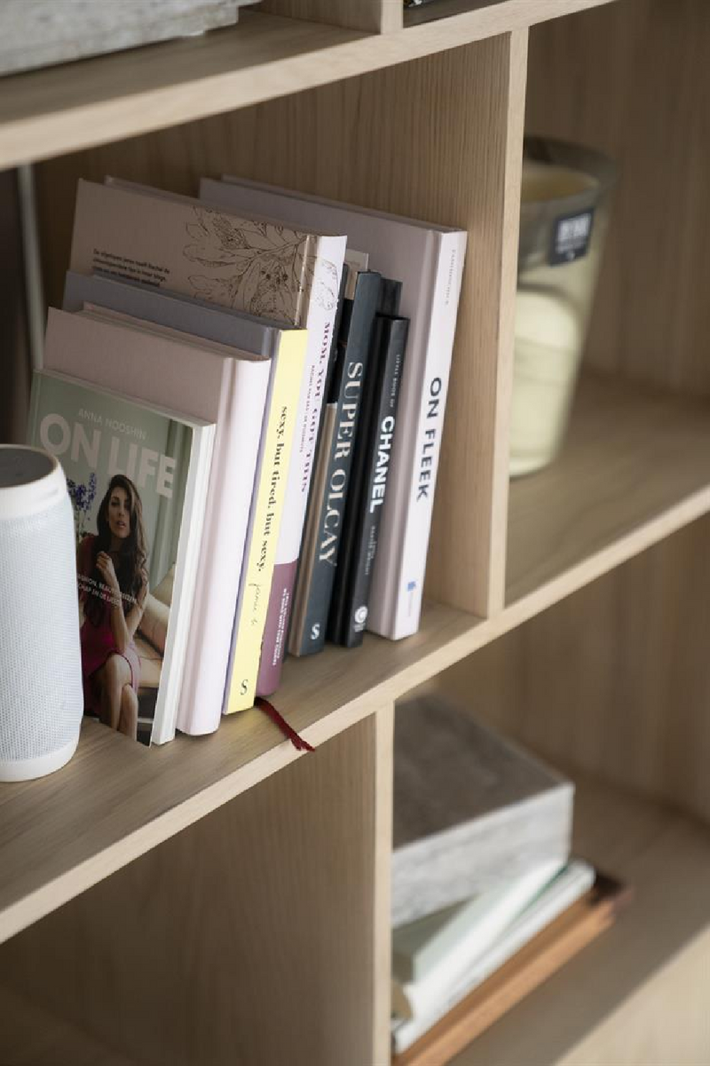 Oak 2-Door Bookcase | Eleonora Harvey | Oroatrade.com