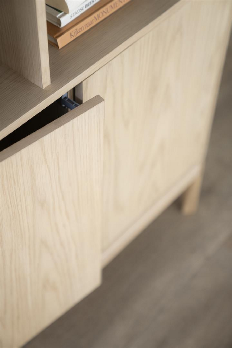 Oak 2-Door Bookcase | Eleonora Harvey | Oroatrade.com