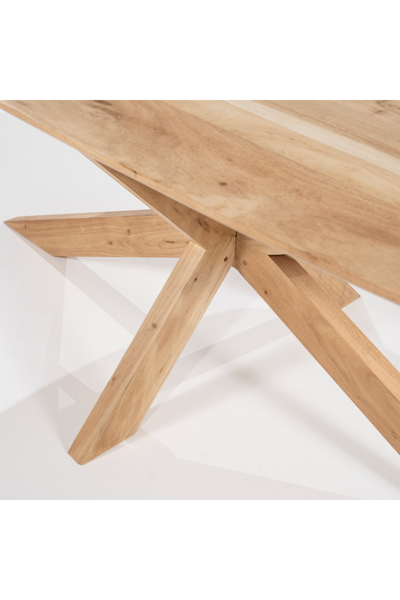 Natural Acacia Wood Dining Table | Eleonora Nikki | Oroatrade.com