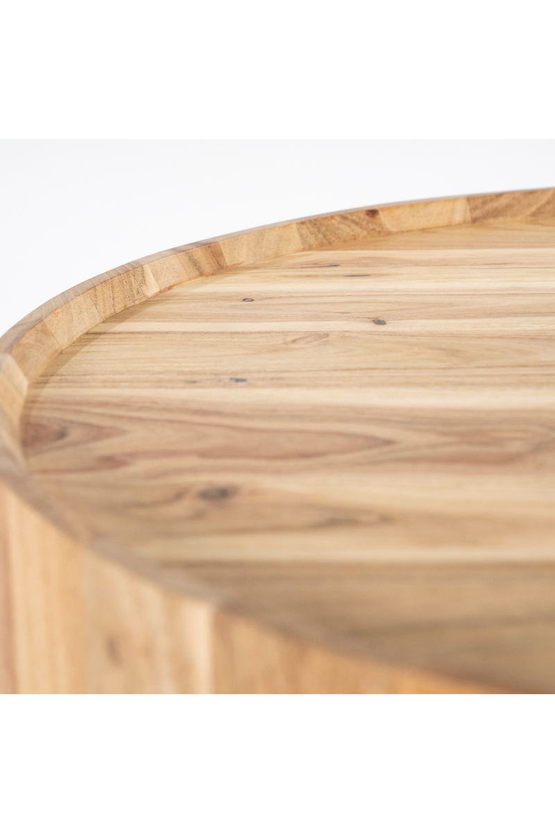 Cylindrical Wooden Side Table | Eleonora Zayn | Oroatrade.com