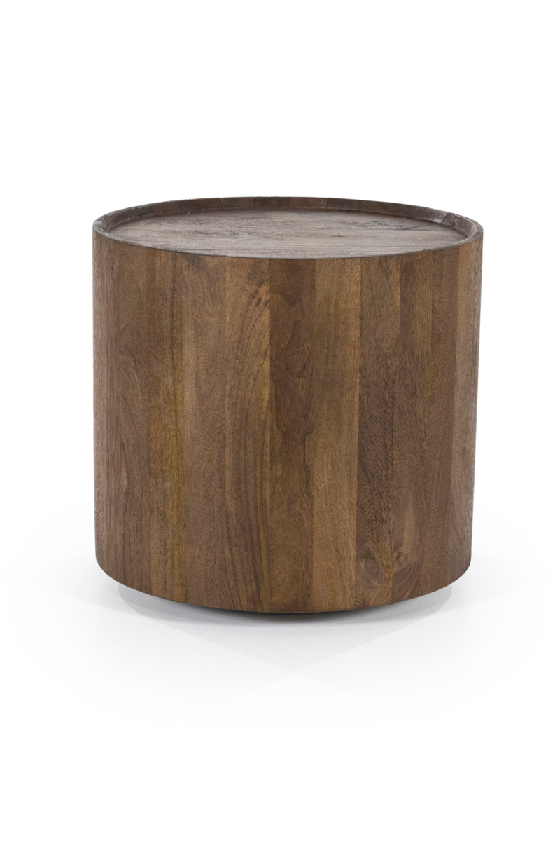 Cylindrical Wooden Side Table | Eleonora Zayn | Oroatrade.com