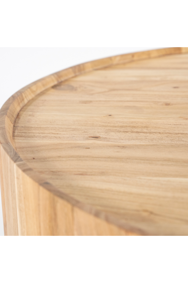 Wooden Round Coffee Table L | Eleonora Zayn | Oroatrade.com
