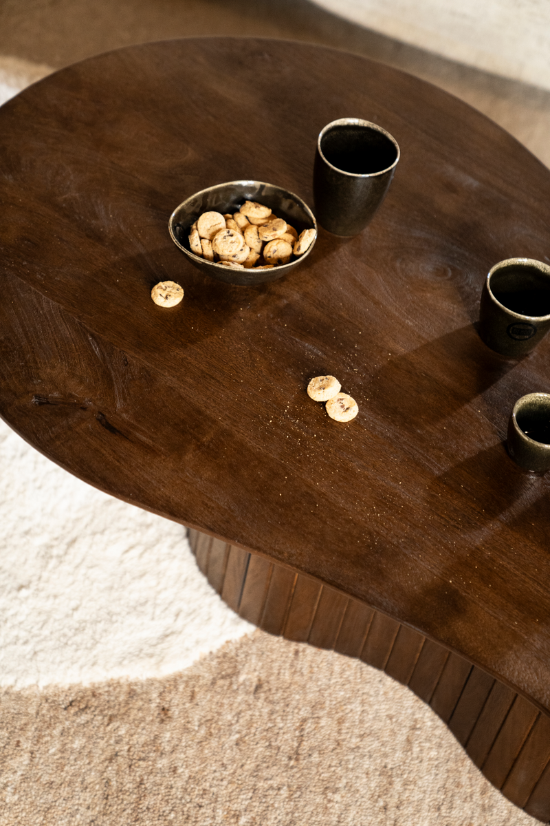 Mango Wood Organic Coffee Table | Eleonora Jordy | Oroatrade.com