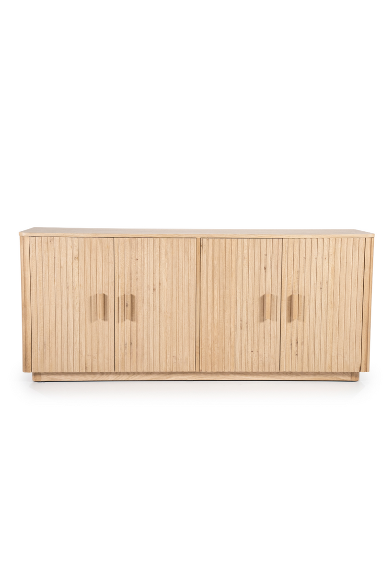 Oak Fluted 4-Door Sideboard | Eleonora Rosenborg | Oroatrade.com