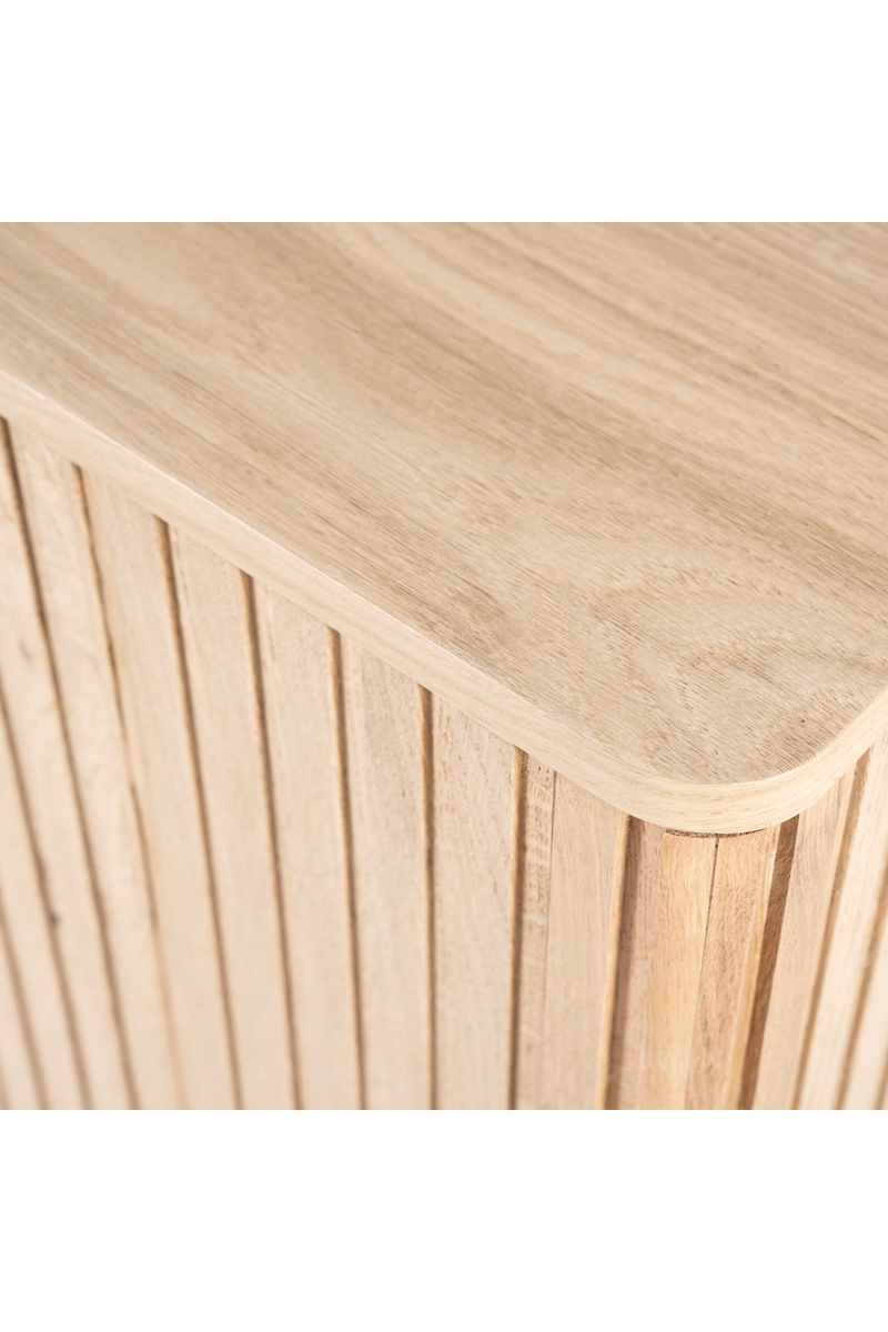 Oak Fluted 4-Door Sideboard | Eleonora Rosenborg | Oroatrade.com