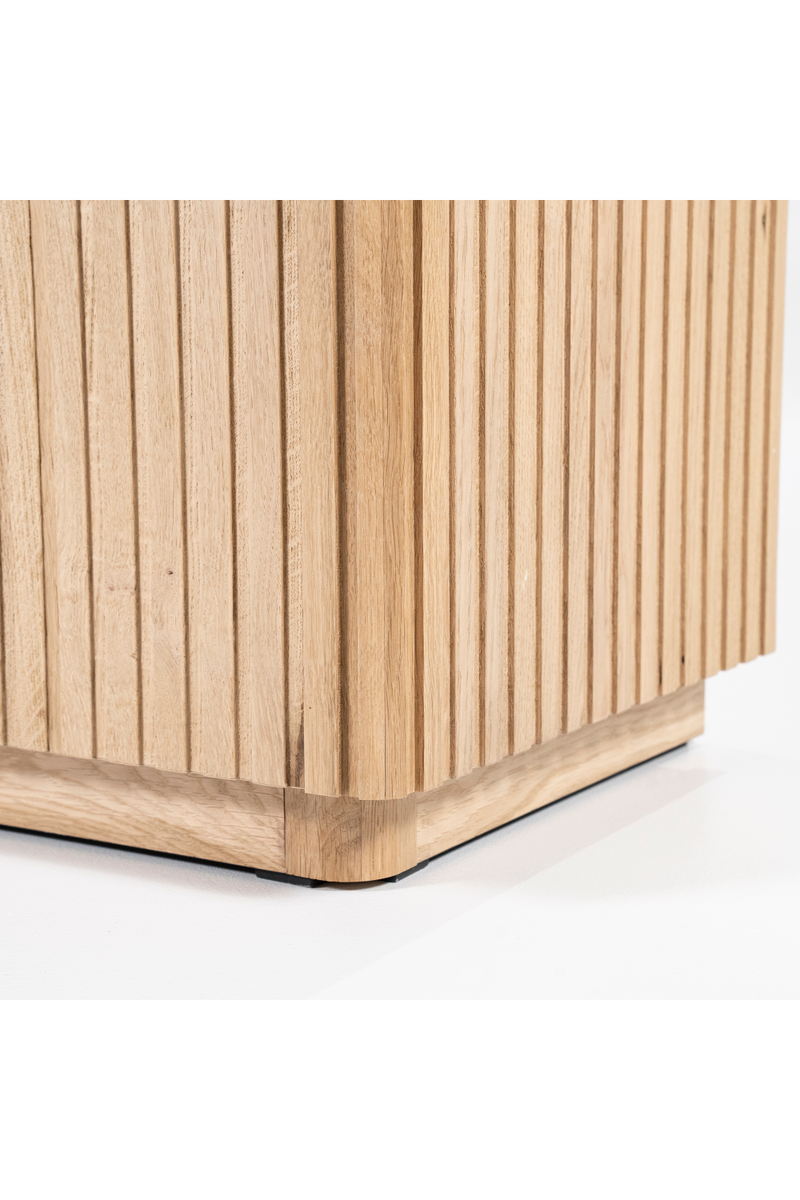 Oak Fluted 4-Door Sideboard | Eleonora Rosenborg | Oroatrade.com