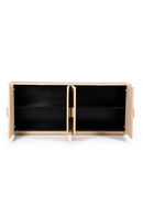 Oak Fluted 4-Door Sideboard | Eleonora Rosenborg | Oroatrade.com