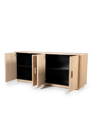 Oak Fluted 4-Door Sideboard | Eleonora Rosenborg | Oroatrade.com