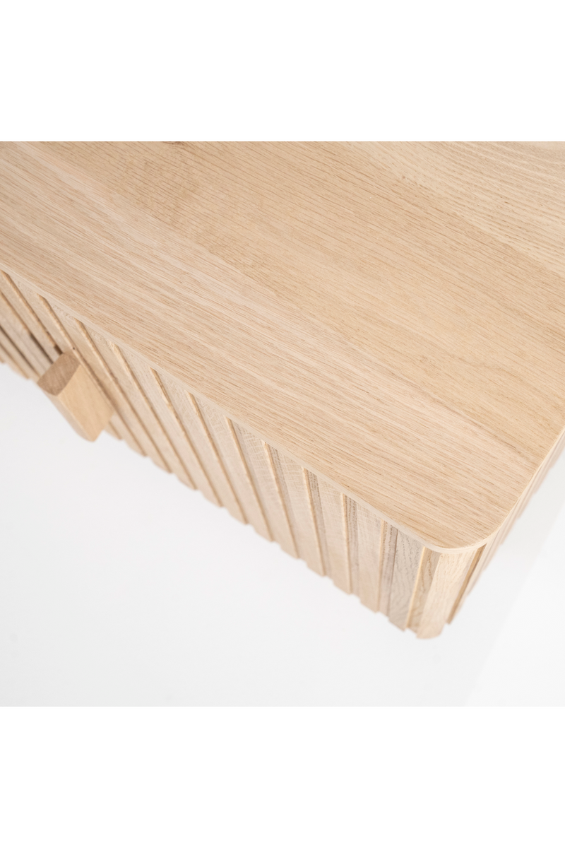 Oak Fluted 6-Door TV Cabinet | Eleonora Rosenborg | Oroatrade.com