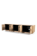 Oak Fluted 6-Door TV Cabinet | Eleonora Rosenborg | Oroatrade.com