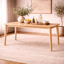 Oak Scandinavian Dining Table | Eleonora Selbu