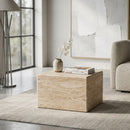 Square Travertine Coffee Table | Eleonora Donta